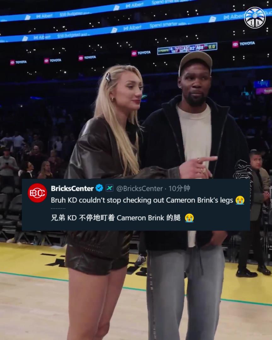 關心后者傷勢？美媒調侃：KD不停地在瞄布林克的腿